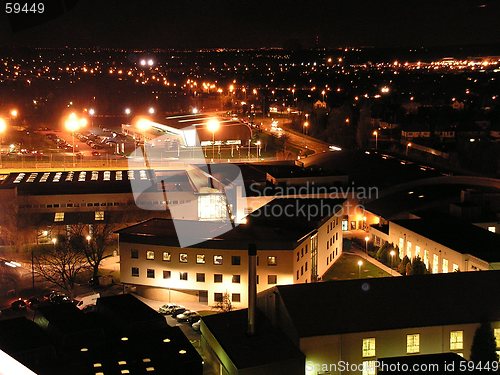 Image of Night time view