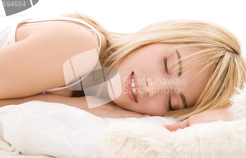 Image of sleeping girl