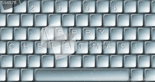 Image of Christmas keyboard