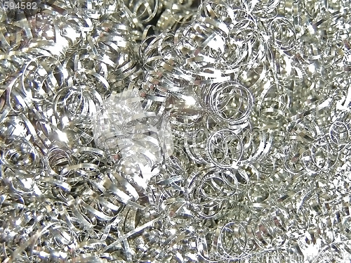 Image of metallic filings