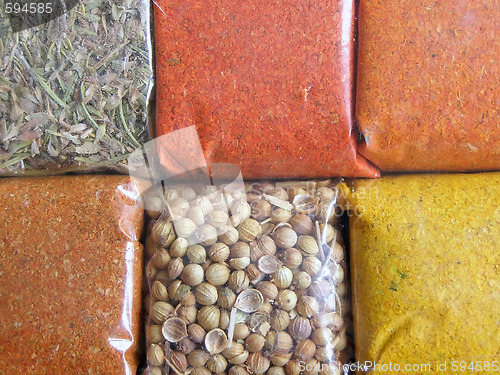 Image of spices background