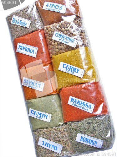Image of spices set