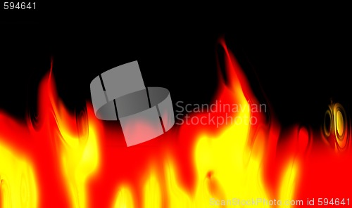 Image of fire background