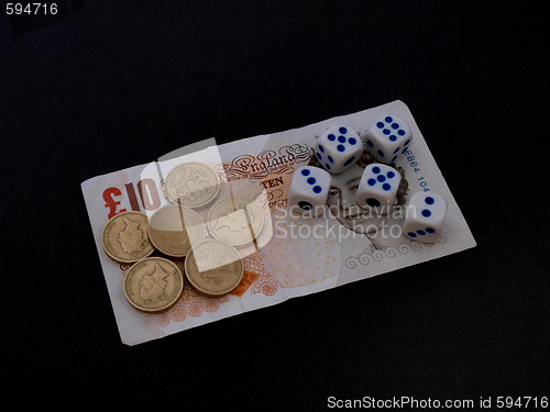 Image of Gambling with dice.