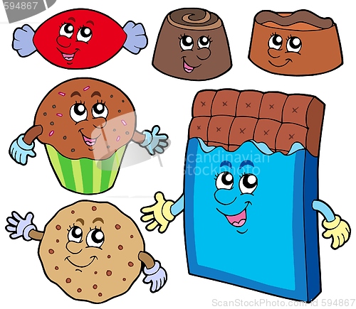 Image of Chocolate sweets collection