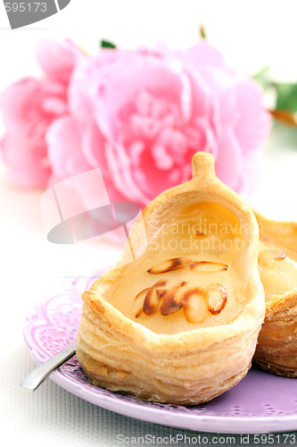 Image of cake with pear