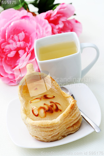 Image of cake with pear