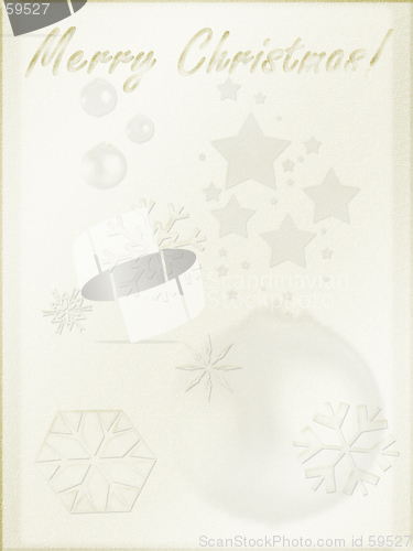 Image of Christmas background. Light parchment like paper, retro mode