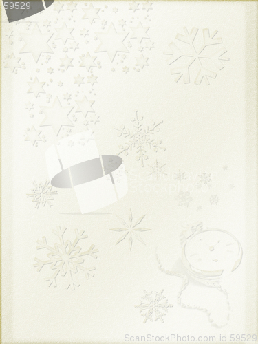 Image of Christmas background. Light parchment like paper, retro mode