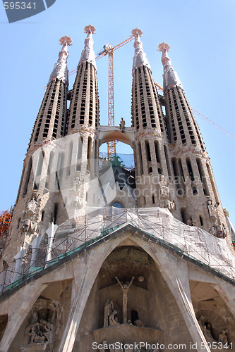 Image of Sagrada Familia Cathedral in Barcelona