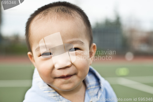 Image of Happy asian boy