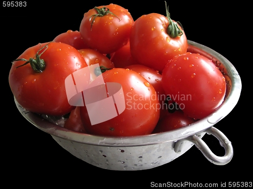 Image of washed tomatoes