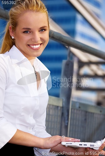 Image of woman with laptop