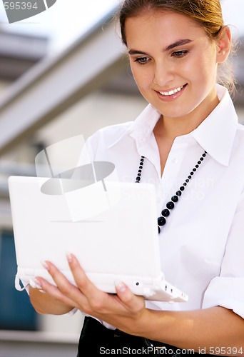 Image of woman with laptop