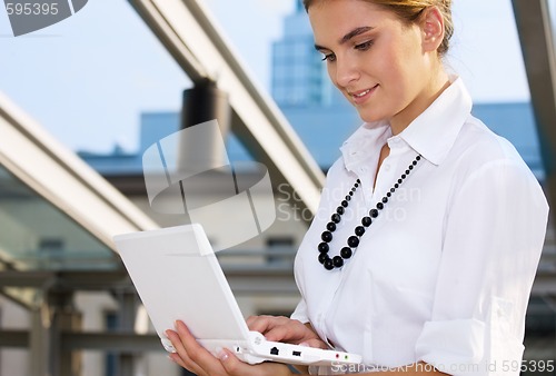 Image of woman with laptop