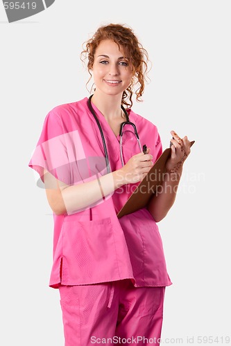 Image of Nurse with clipboard