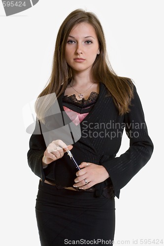 Image of Young businesswoman