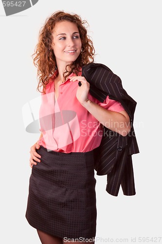 Image of Casual business woman