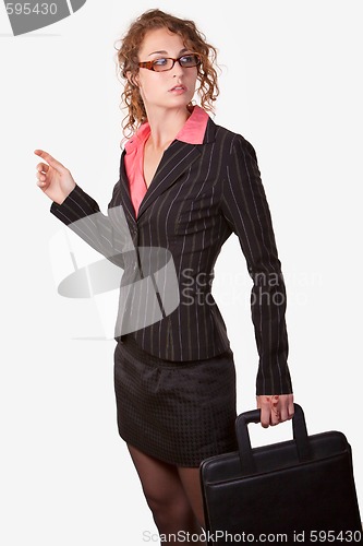 Image of Woman with briefcase