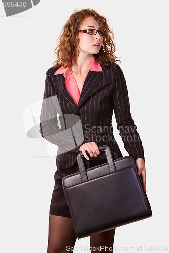 Image of Woman with briefcase