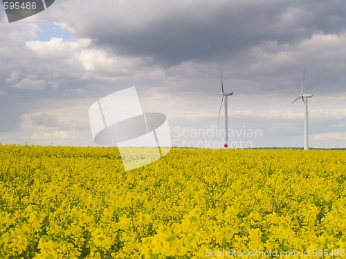 Image of wind power plants