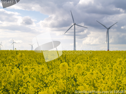 Image of wind power plants