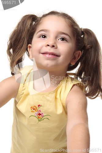 Image of Pretty smiling toddler girl