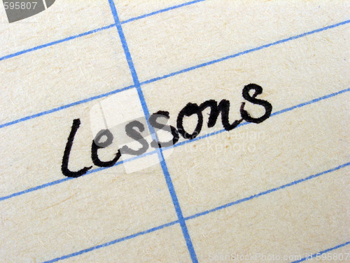 Image of lessons