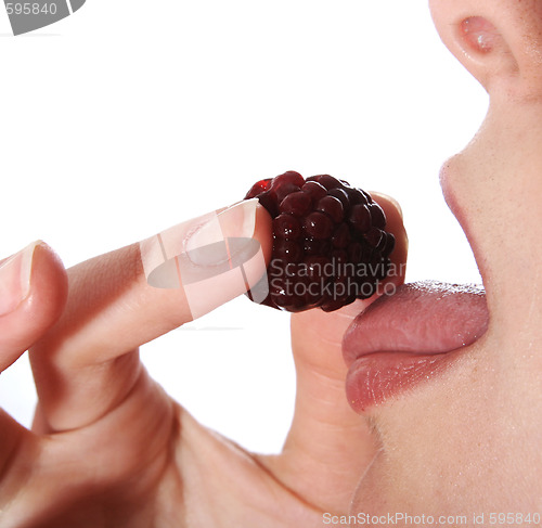 Image of Eating berries.