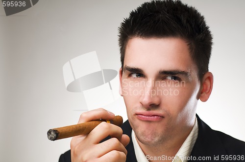 Image of Smoking cigar