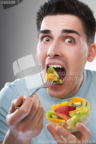 Image of Eating fruit