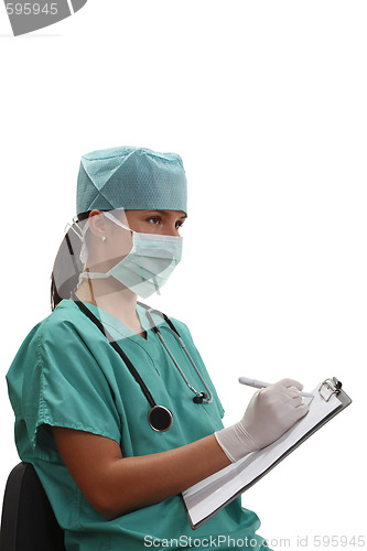 Image of Female anaesthesiologist 