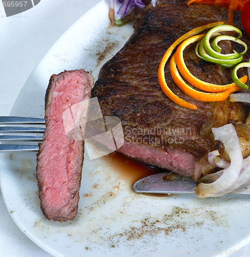 Image of beef ribeye steak