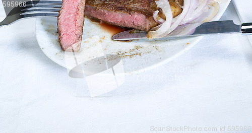 Image of beef ribeye steak