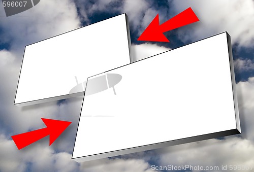 Image of Billboards in the sky