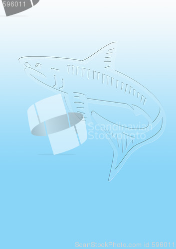 Image of background with shark