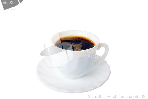 Image of cup isolated on white