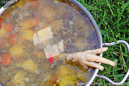 Image of Chicken soup with vegetables