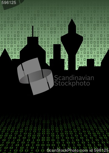 Image of city under binary skx