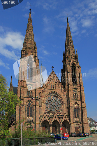 Image of church in Strasbourg