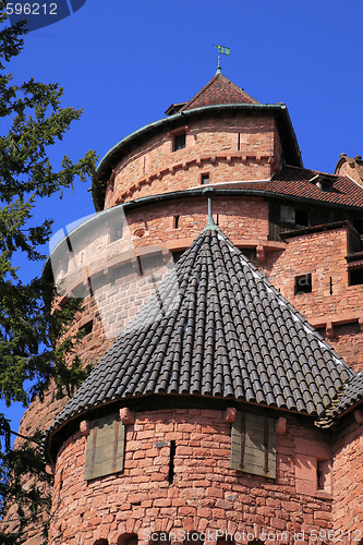 Image of haut Koenigsbourg castle