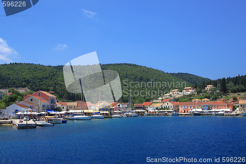 Image of Fiskardo on the greek island of Kefalonia