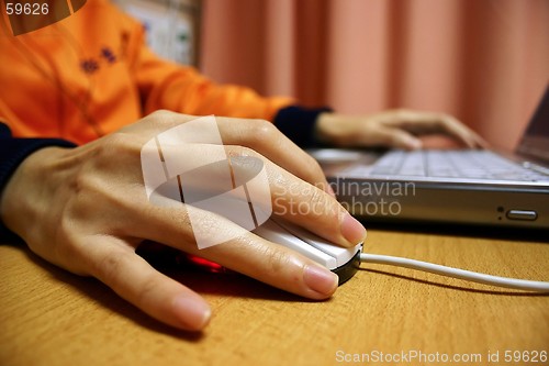 Image of Clicking Computer Mouse
