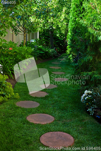 Image of Shady Garden Path