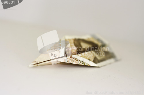 Image of money plane