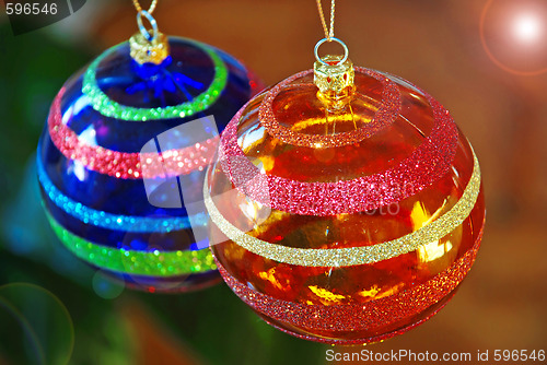 Image of Christmas balls