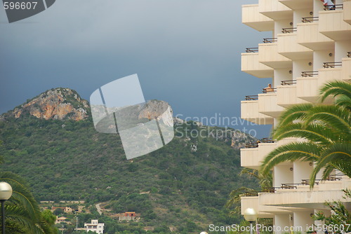 Image of apartment building on the island mallorca