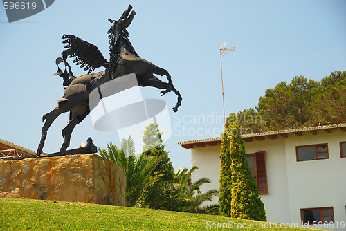 Image of flying horse