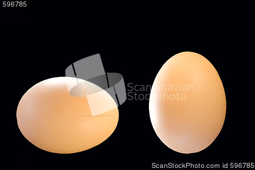 Image of two brown eggs