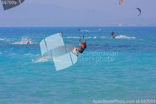 Image of kite boarder